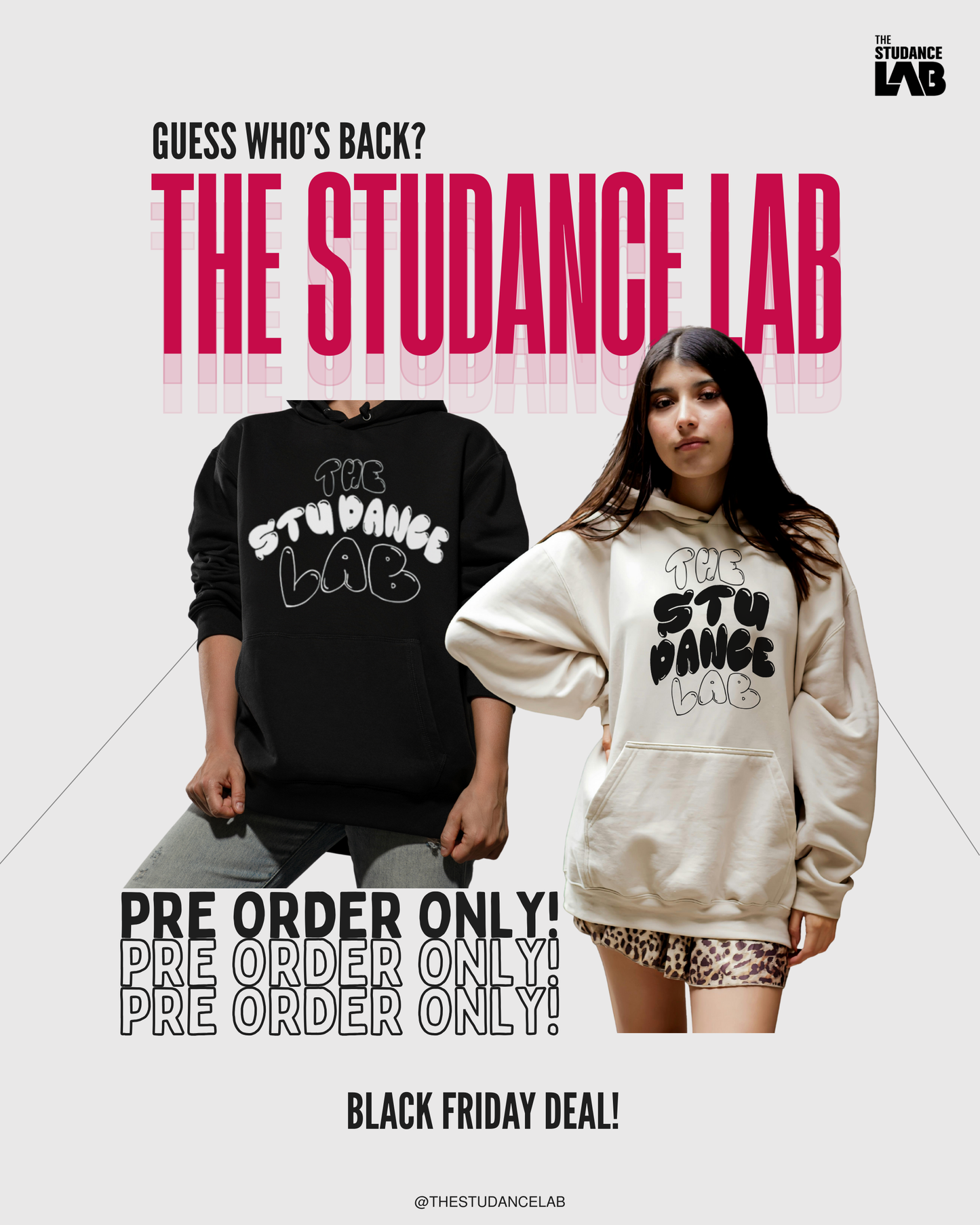 [PRE-ORDER] Studance LAB Bubble Hoodie